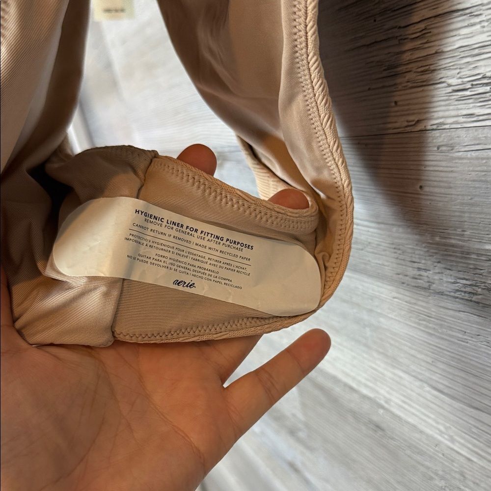 Aerie Textured Tan Bikini Bottom - Picture 5 of 5
